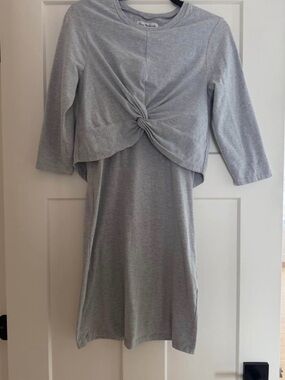 Maternity light Grey dress